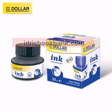 DOLLAR FOUNTAIN PEN INK 30ML BLUE