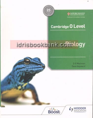CAMBRIDGE O LEVEL BIOLOGY
