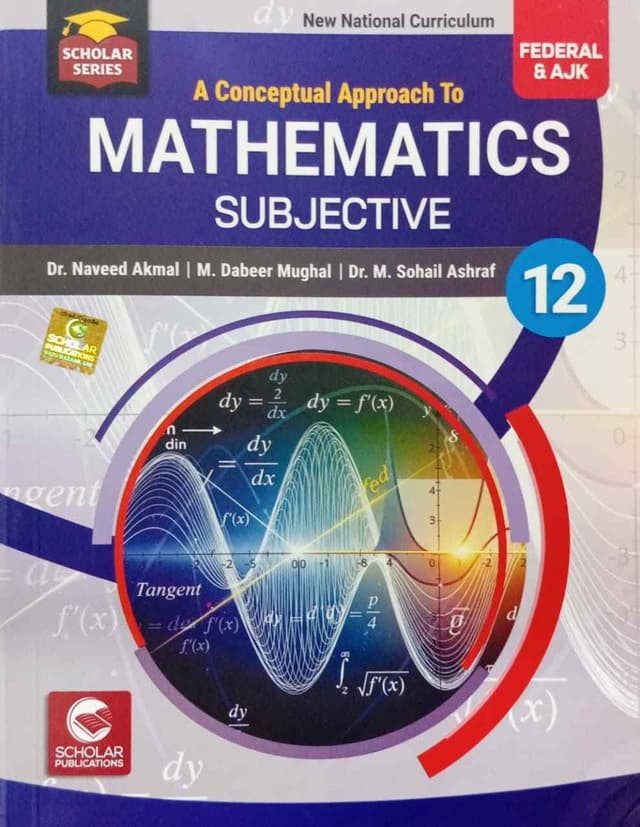 SCHOLAR SERIES MATH 12 SUBJECTIVE
